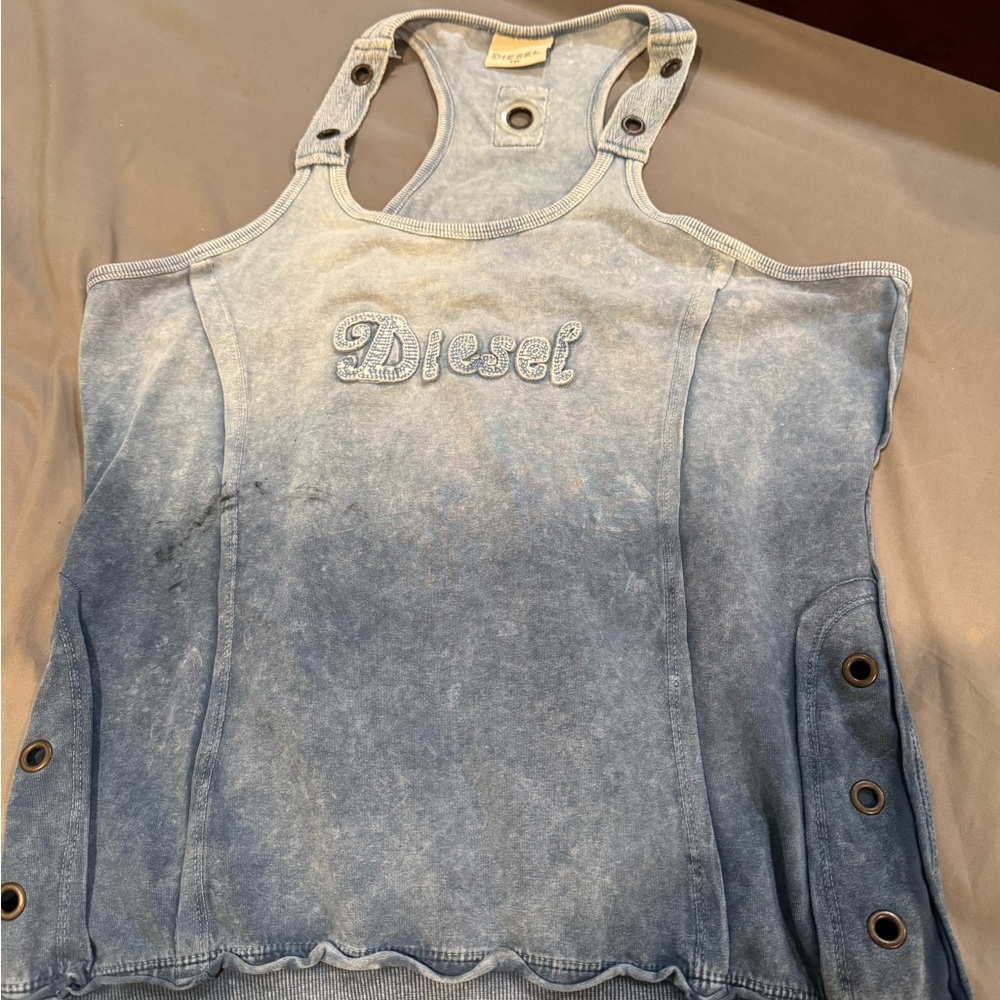 Diesel vintage Light Blue Denim Sleeveless Top